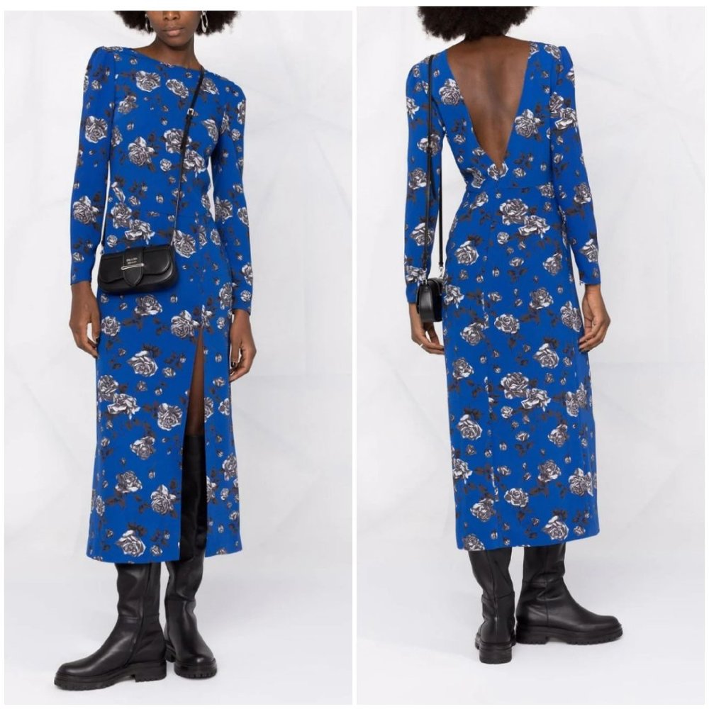 RED Valentino $1389 Floral Print Dress